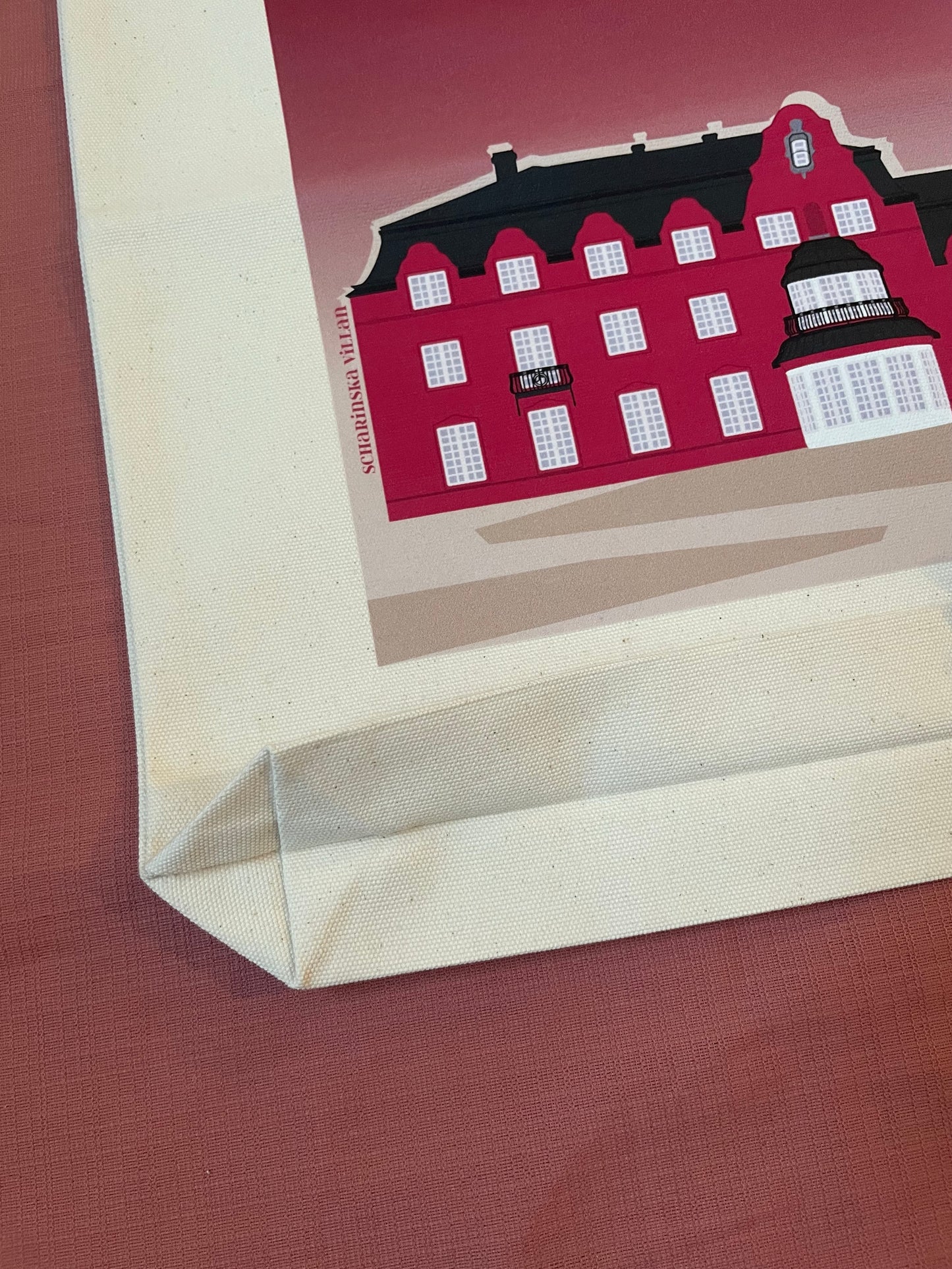 Scharinska Villan in Umeå tote bag