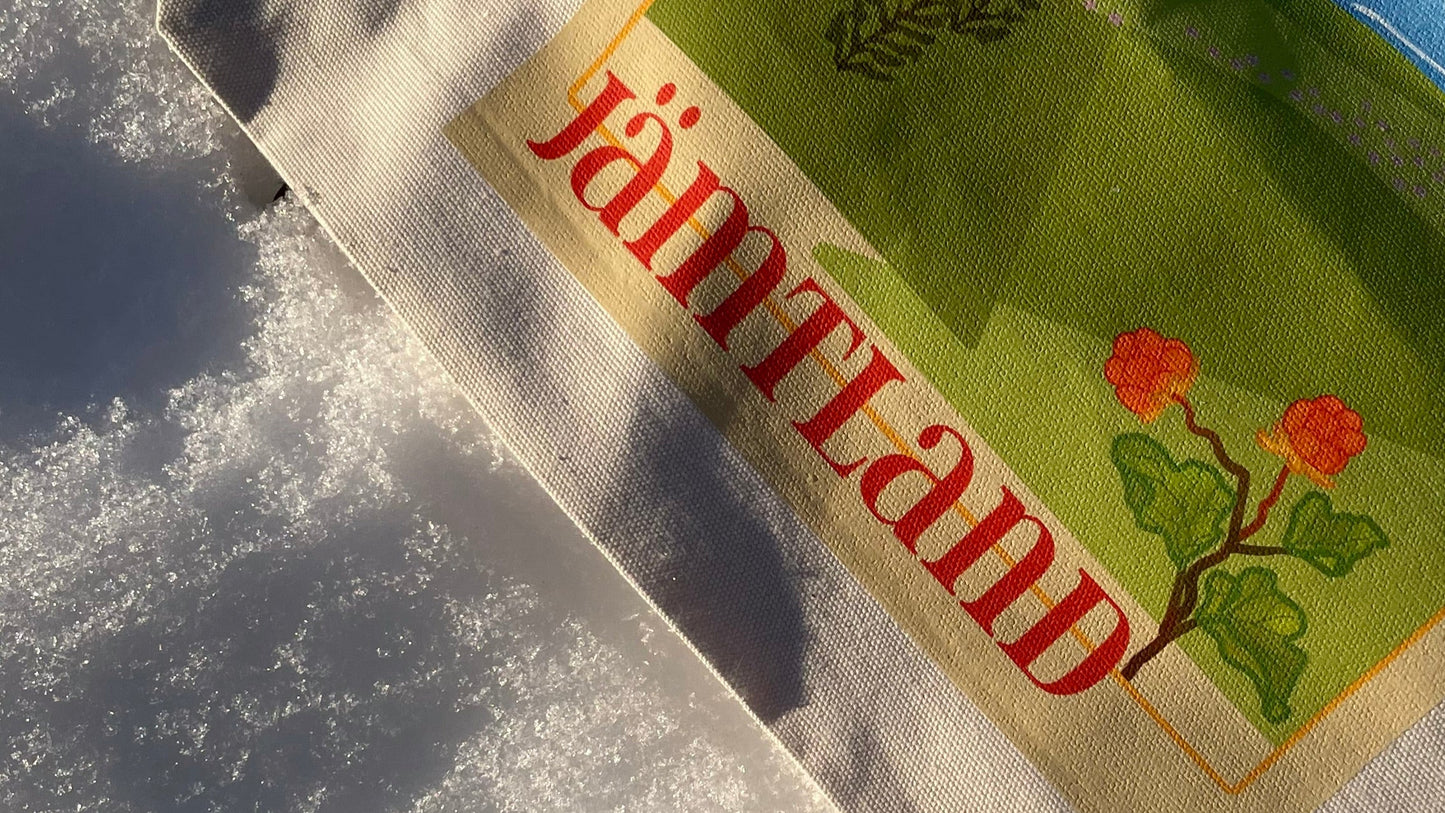 Jämtland Reseposter tygkasse