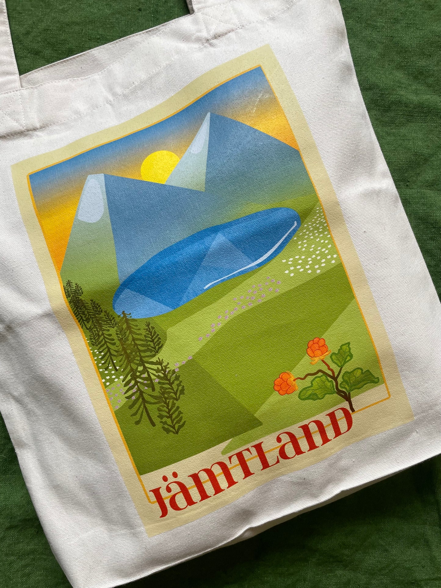 Jämtland Reseposter tygkasse