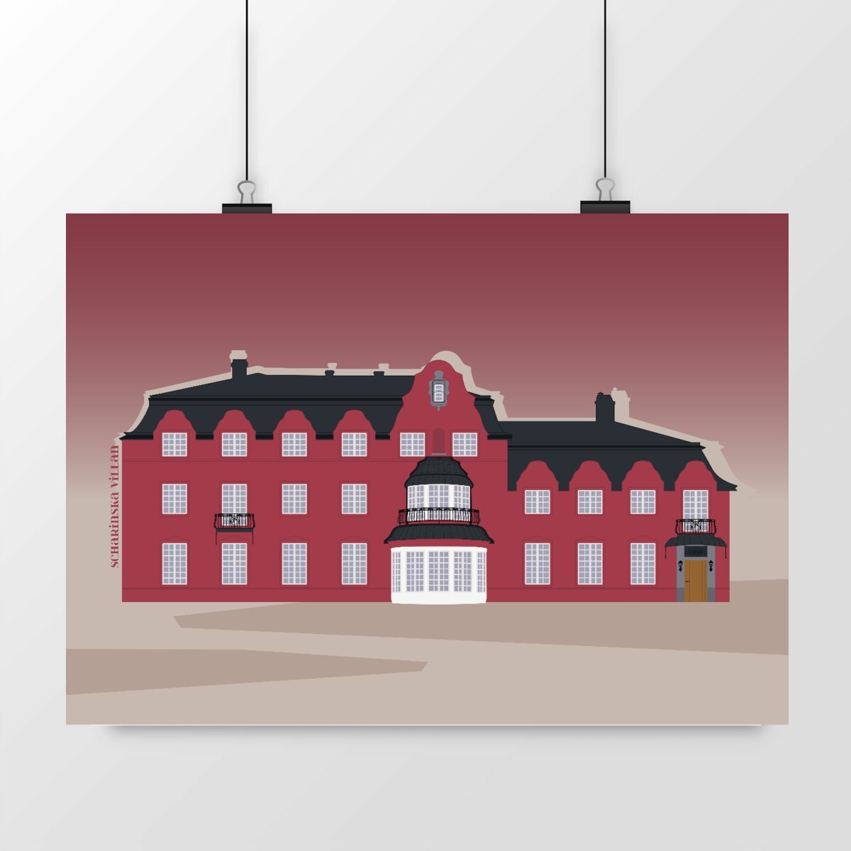 Poster Scharinska Villan