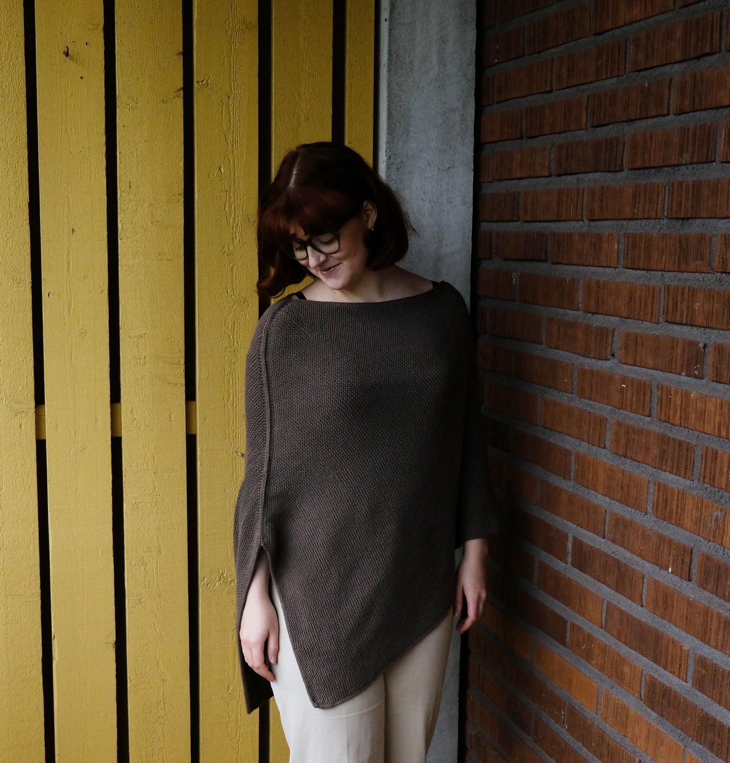 Perla Poncho stickmönster