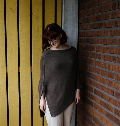 Perla Poncho stickmönster